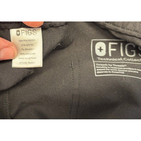 Figs Technical Collection Navy Blue Cairo Cargo Straight Leg Scrub Pants XL - Picture 11 of 12